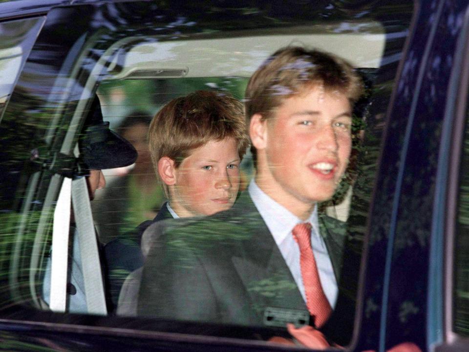 Prince William And Prince Harry in 1998