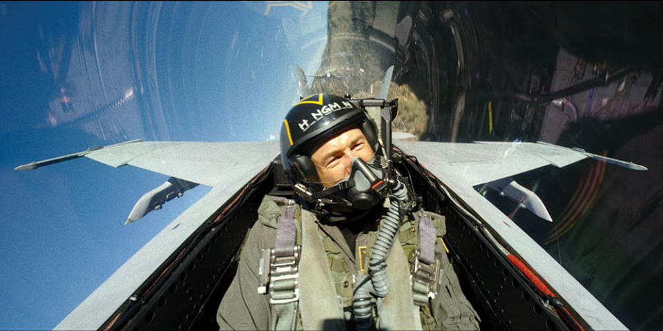 Powell, as mission pilot trainee Hangman, in a scene from Top Gun: Maverick. - Credit: Courtesy of Paramount Pictures