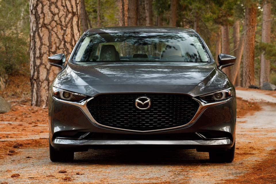 <p>Bending the suspension into a few hard corners reveals good body control. Turn-in is a little sluggish for a Mazda, and the steering ratio could be quicker.</p>