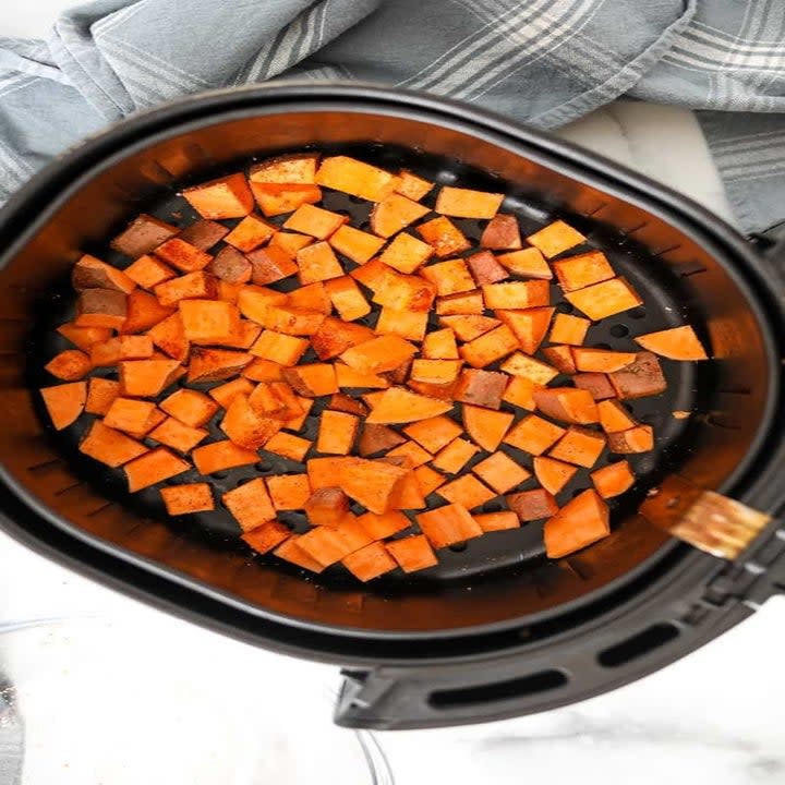 Sweet potato in the air fryer.