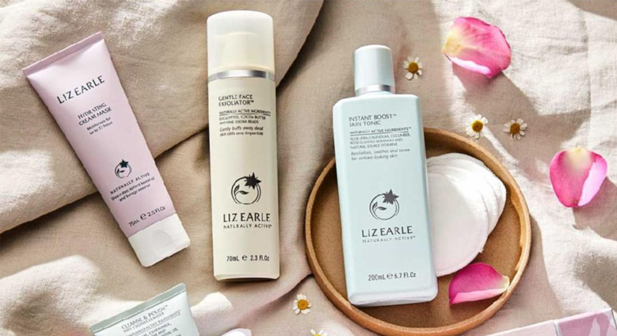 Liz Earle's Instant Radiance Collection Kit worth £70 is available for half the price.  (Boots)