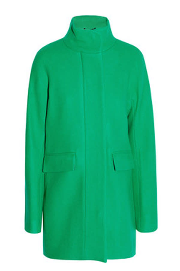 Snow style: These J.Crew bright green will keep the chill out and have you looking fashion-forward