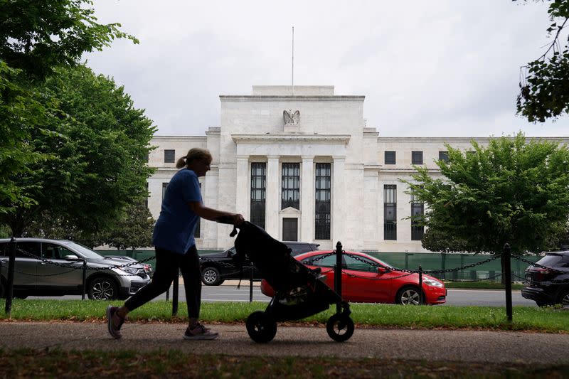 FILE PHOTO: Federal Reserve Board Building in Washington