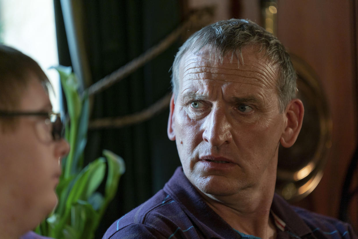 The A Word: Ralph (LEON HARROP), Maurice Scott (CHRISTOPHER ECCLESTON) - (Fifty Fathoms - Photographer: James Stack)