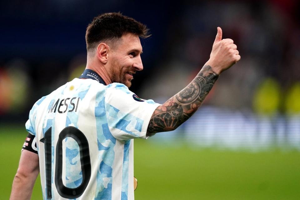 Lionel Messi has declared his readiness for Argentina’s clash with Saudi Arabia (Mike Egerton/PA). (PA Wire)