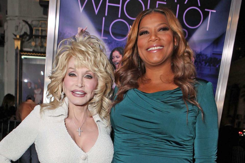 <p> Eric Charbonneau/WireImage</p> Dolly Parton and Queen Latifah