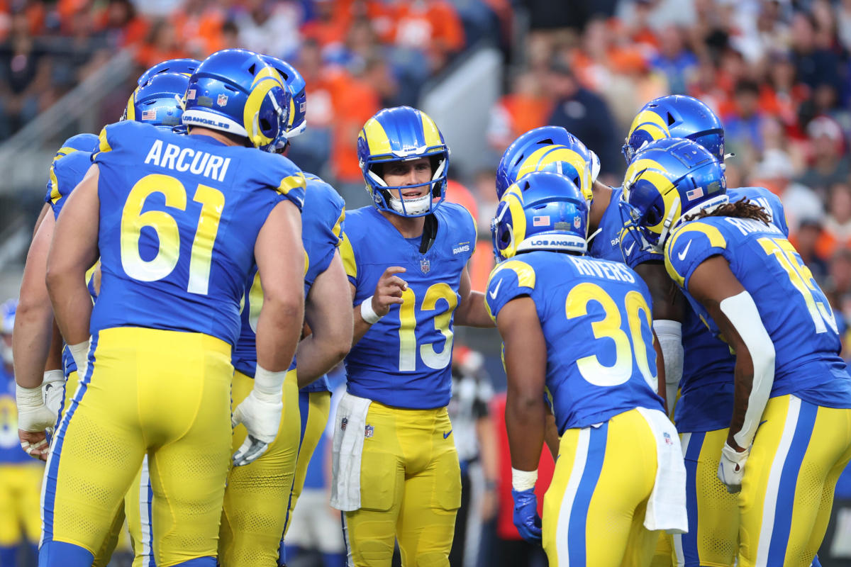 Running back Ronnie Rivers of the Los Angeles Rams prior to a NFL News  Photo - Getty Images