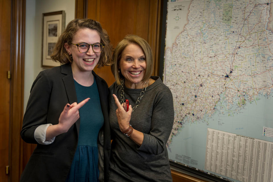 Behind the scenes of Katie Couric’s interview with Sen. Susan Collins