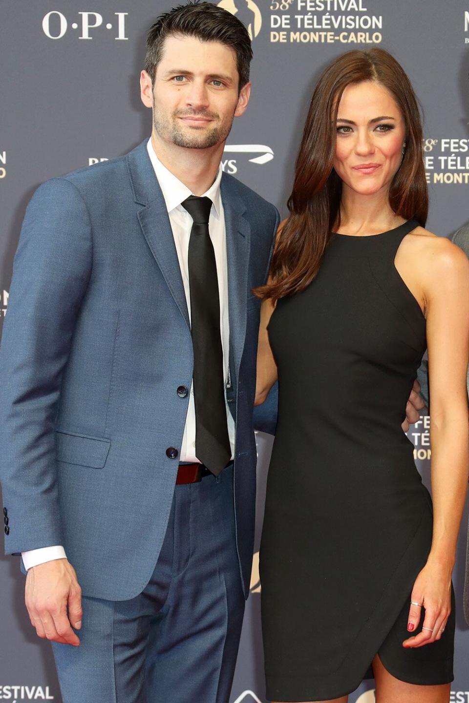 MONTE-CARLO, MONACO - JUNE 15: (L-R) James Lafferty, Alexandra Park and Stephen Colletti attend the opening ceremony of the 58th Monte Carlo TV Festival on June 15, 2018 in Monte-Carlo, Monaco. (Photo by Toni Anne Barson/FilmMagic)