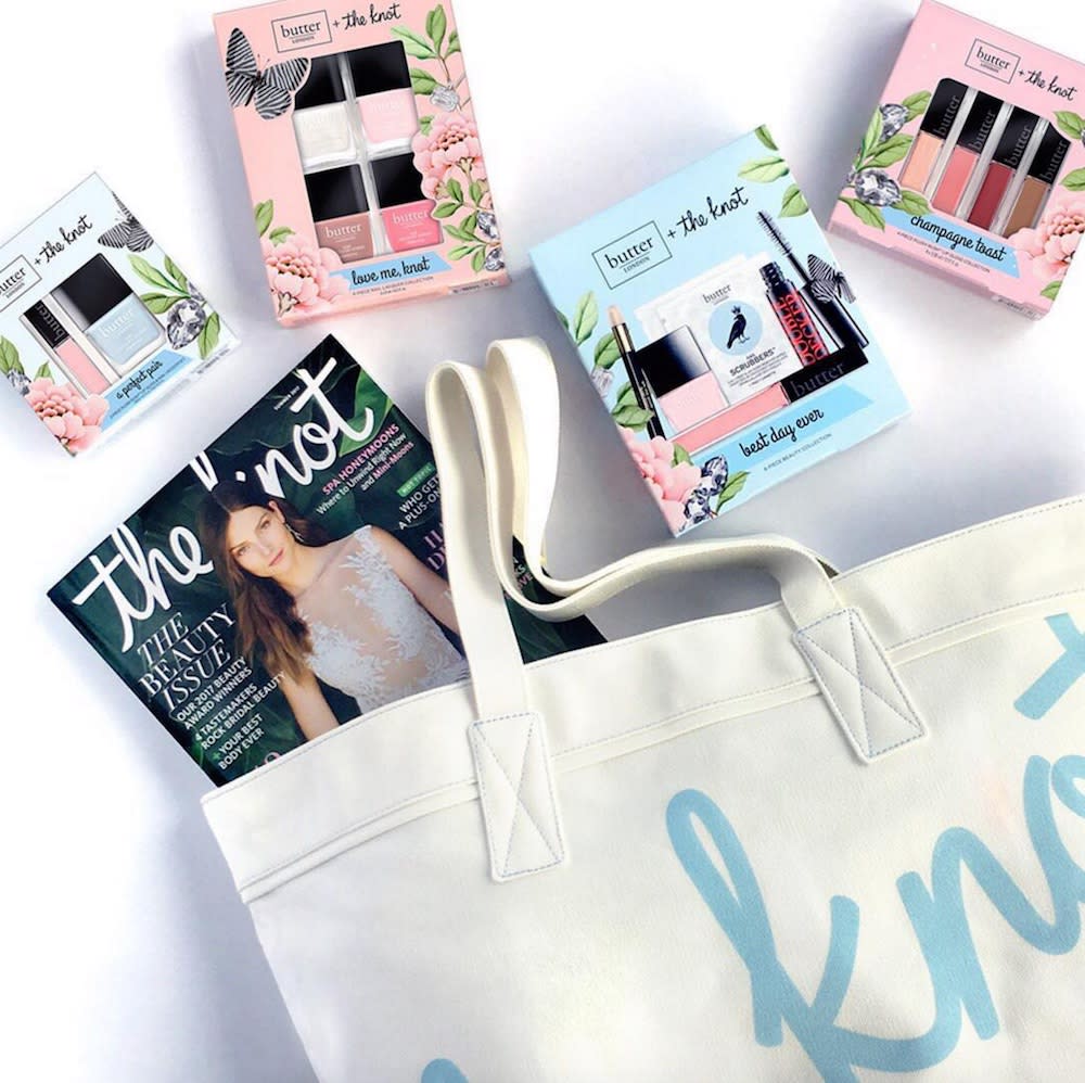 Just in time for wedding season, “The Knot” and Butter London teamed up for bridal-inspired beauty collection