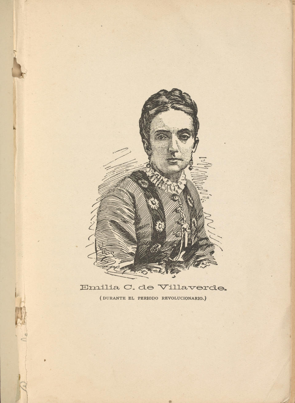 Portrait of Emilia Casanova de Villaverde, 1874. | The New York Public Library