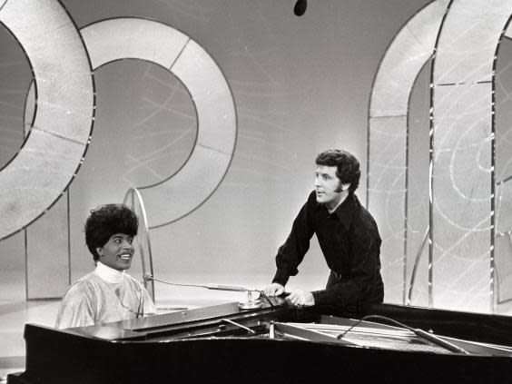 Richard guests on the TV show ‘This Is Tom Jones’ in 1969 (Rex Features)