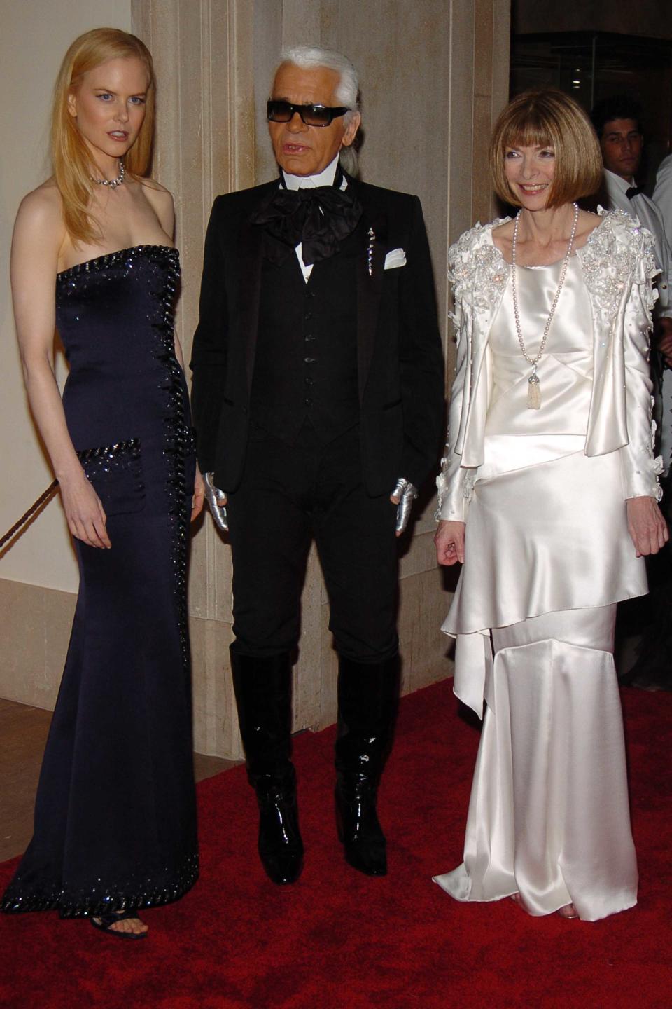 2005: Nicole Kidman & Karl Lagerfeld