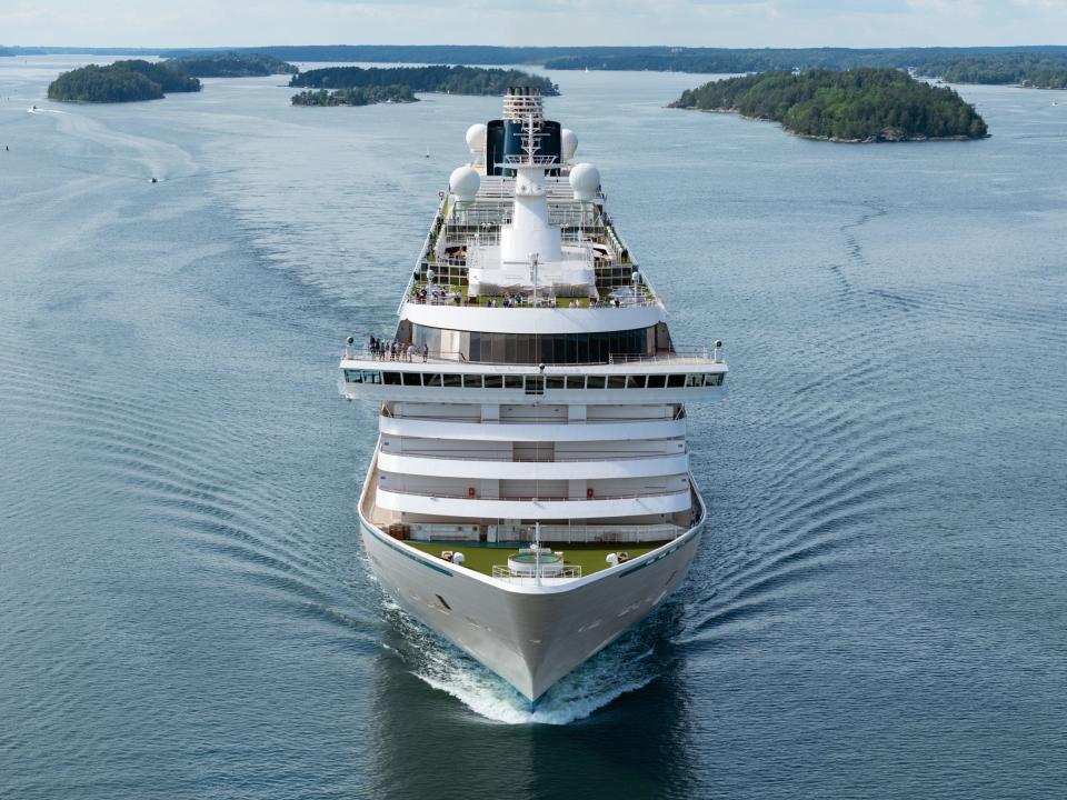 The Crystal Serenity in Stockholm.