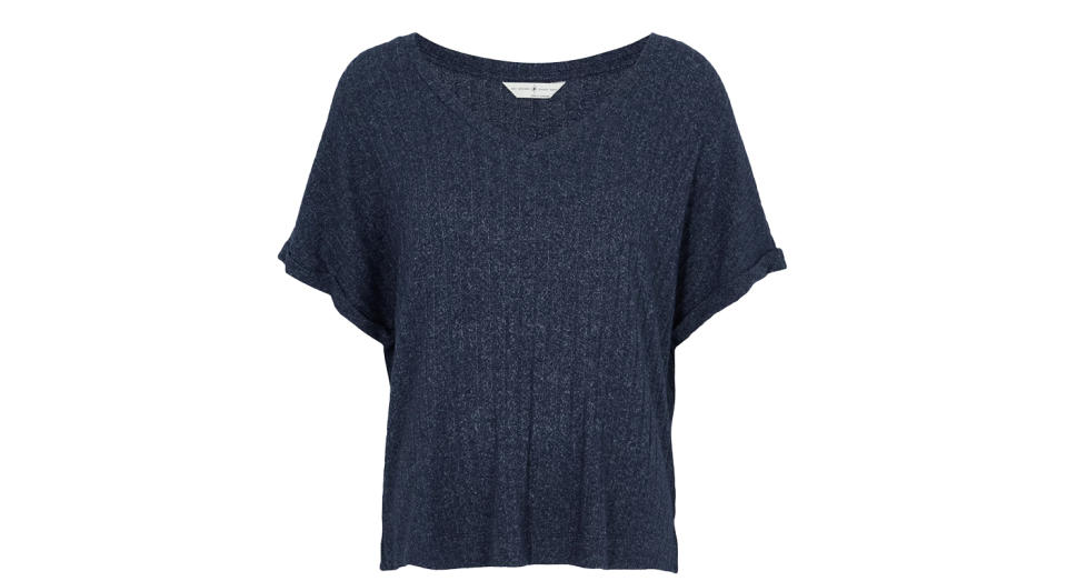 Cosy Knit Ribbed Lounge Top