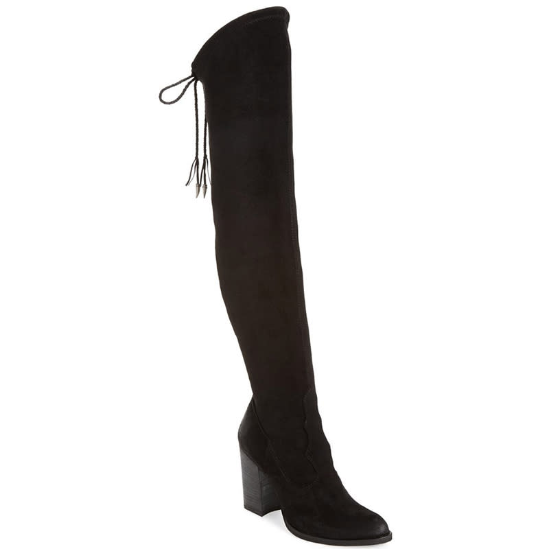 <a rel="nofollow noopener" href="http://shop-links.co/1583686474682702827" target="_blank" data-ylk="slk:Chance Over The Knee Stretch Boot, Dolce Vita, $200;elm:context_link;itc:0;sec:content-canvas" class="link ">Chance Over The Knee Stretch Boot, Dolce Vita, $200</a>