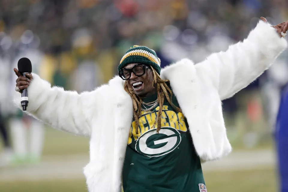 Rapper Lil Wayne got in on the action of helping the Green Bay Packers introduce their 2024 season schedule as one of several celebrities in a social media video.