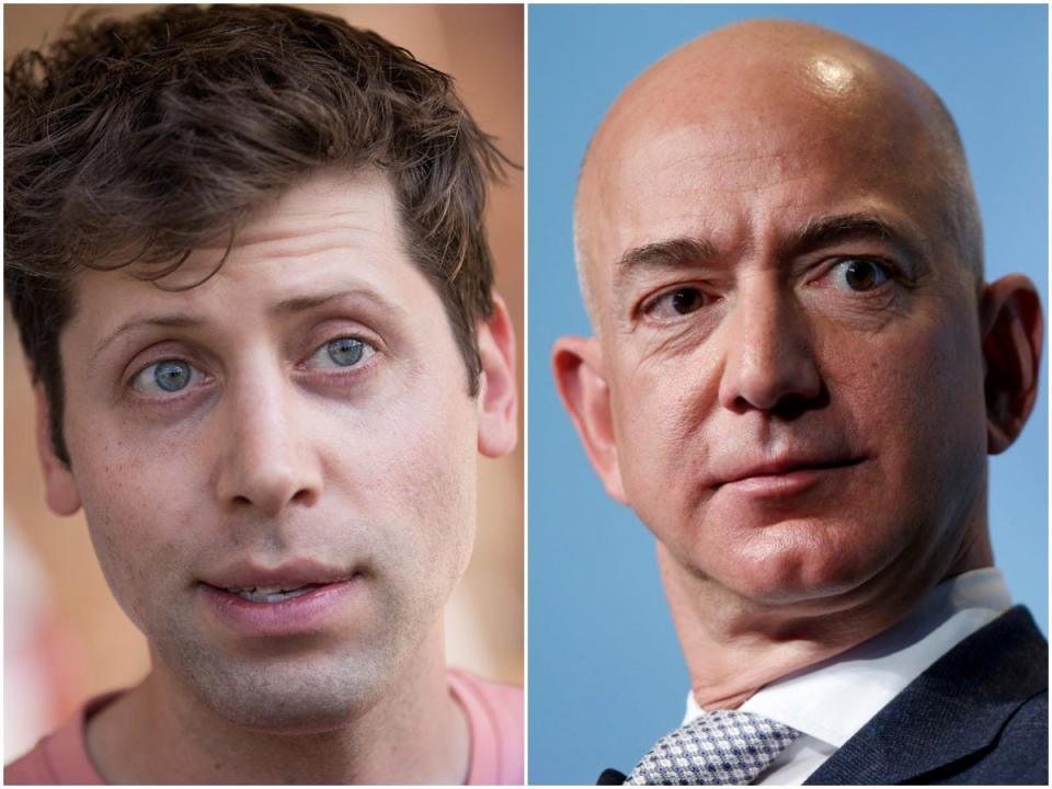 Sam Altman Jeff Bezos