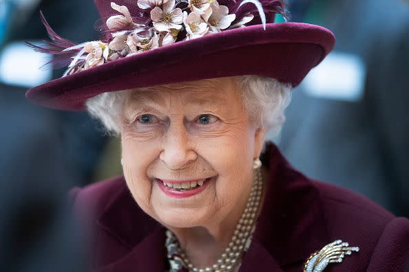 2020: Queen Elizabeth II during a visit to the headquarters of MI5 at Thames House on February 25, 2020, in London. MI5 is the United Kingdom's domestic counter-intelligence and security agency.