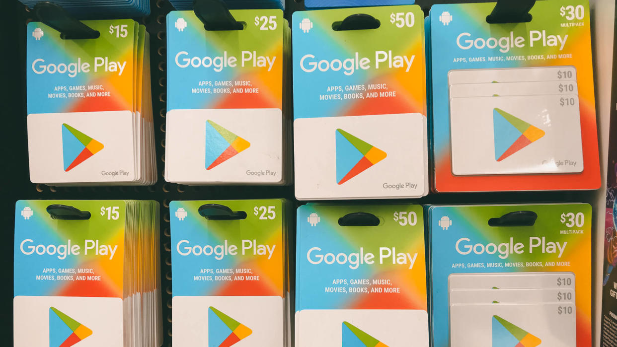 Google Play gift cards