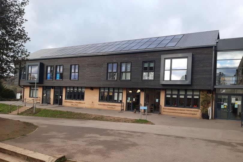 One of the modern classroom buildings at Thomas Hall School -Credit:Devon Live