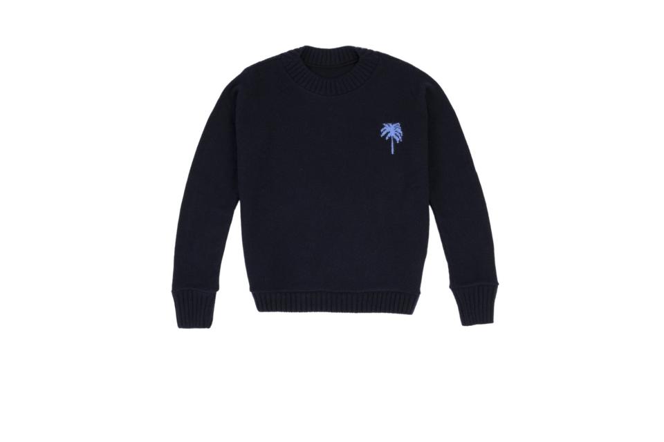 The Elder Statesman palm tree regular sweater