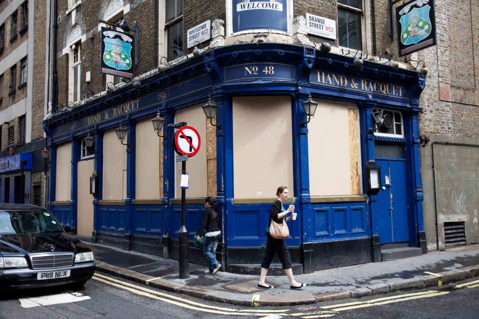 Bin pub. Pub Culture in Britain. Margate uk. Closed down.