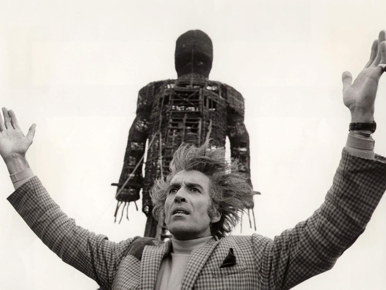 Christopher Lee in ‘The Wicker Man’ (Rex)