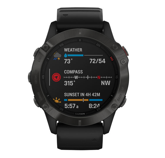 Garmin fenix 6 Pro 47mm Multisport GPS Watch. Image via Best Buy Canada.