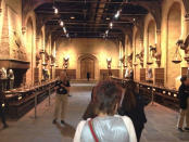 <b>Harry Potter Studio Tour</b><br><br> Hogwarts große Halle.