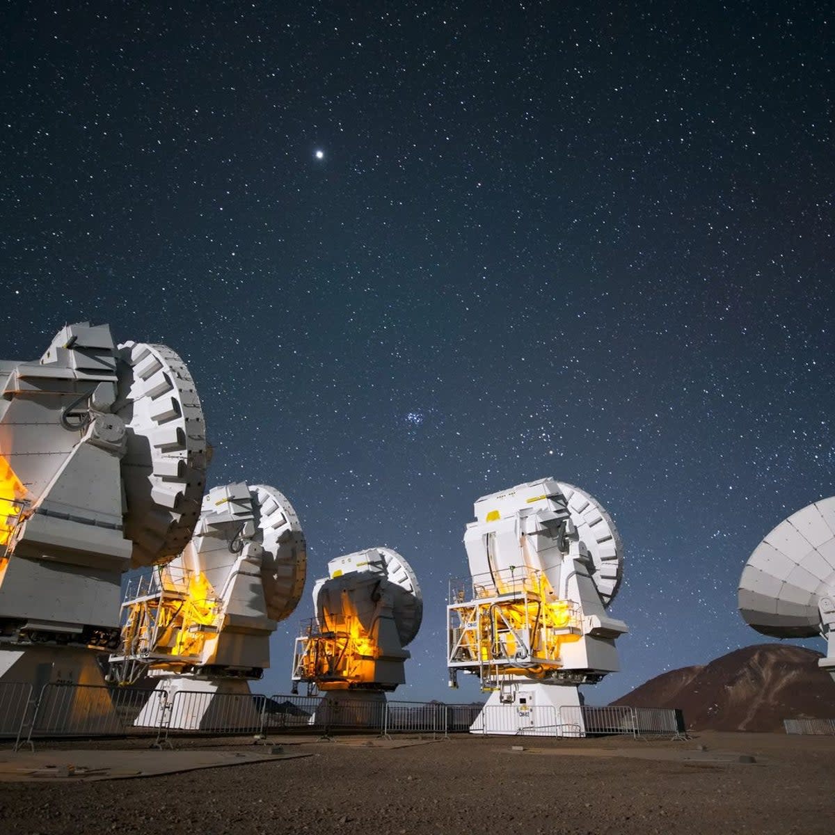 The Atacama Large Millimeter/submillimeter Array, a radio telescope observatory in northern Chile, is offline following a cyber attack on 29 October, 2022 (ESO/C. Malin)