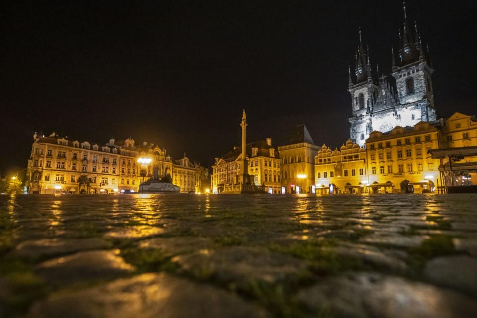 <div class="inline-image__caption"><p>An empty Old Town Square is seen during the nationwide COVID-19 curfew on October 28, 2020 in Prague, Czech Republic. </p></div> <div class="inline-image__credit">Gabriel Kuchta/Getty Images</div>