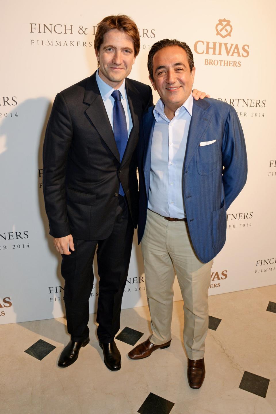 Film producer Kris Thykier (L) and Javad Marandi (David M. Benett/Getty Images for Charles Finch)