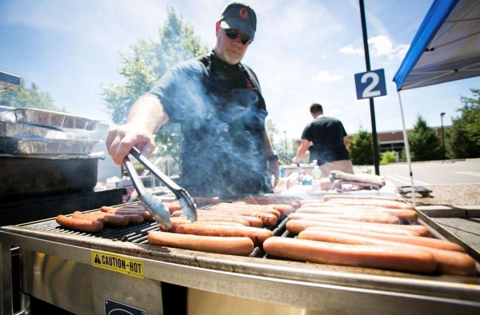 Bill Dixon, co-owner of Qcrew BBQ Catering Co.