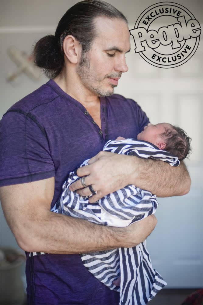 Matt Hardy and son Bartie | Rebecca Hardy