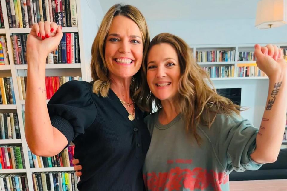 Savannah Guthrie Got Her First Tattoo with Friend Drew Barrymore