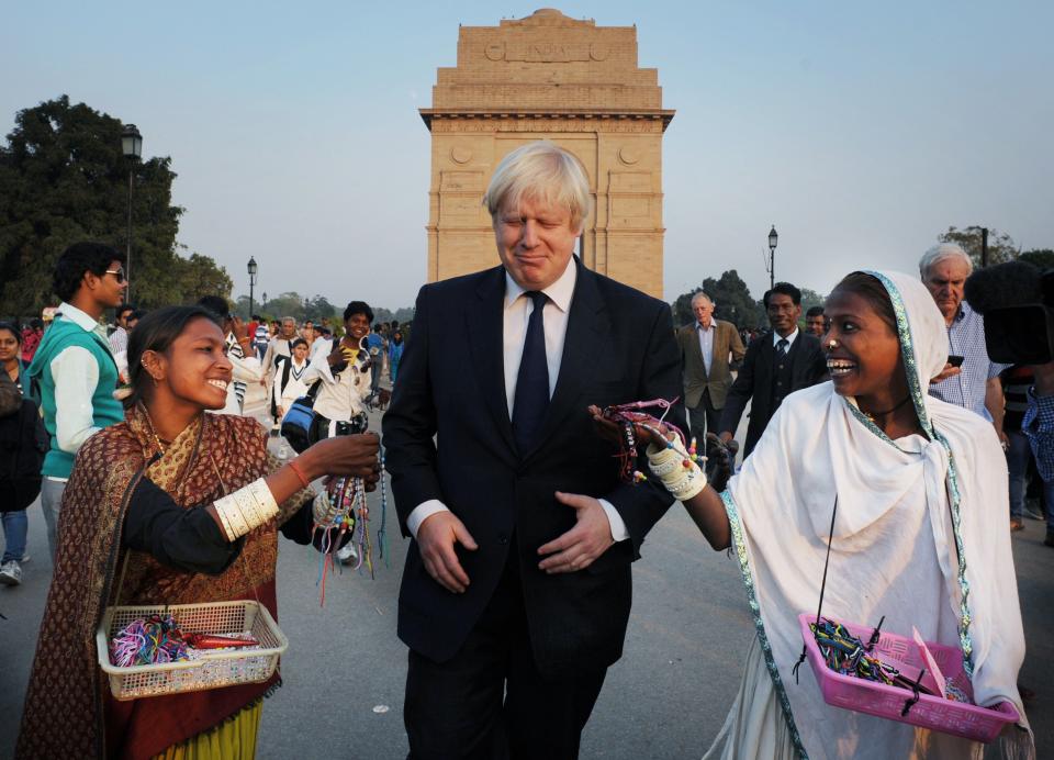 Boris Johnson has visited India as both London mayor and foreign secretary (PA)