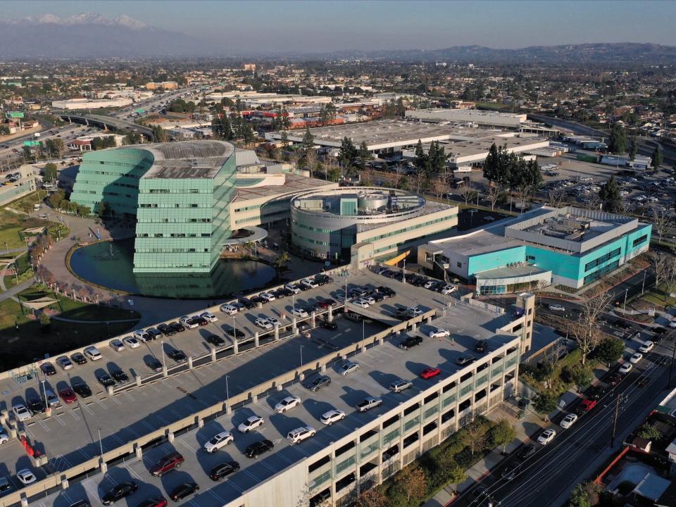 Buildings in Baldwin Park, California