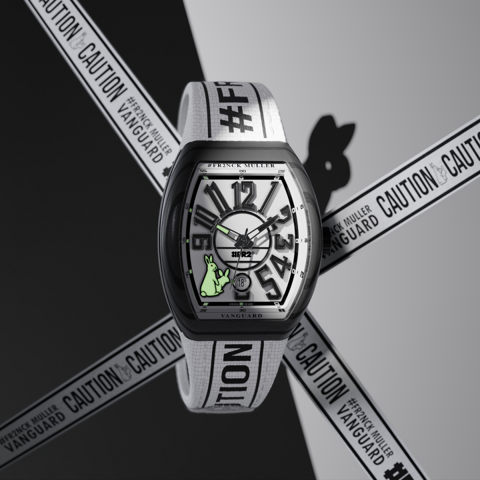 FRANCK MULLER和潮牌「#FR2」聯名圖片來源：FRANCK MULLER