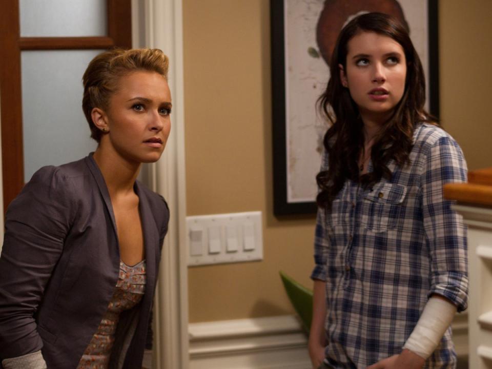 Hayden Panettiere and Emma Roberts in ‘Scream 4' (Dimension Films/Kobal/Shutterstock)