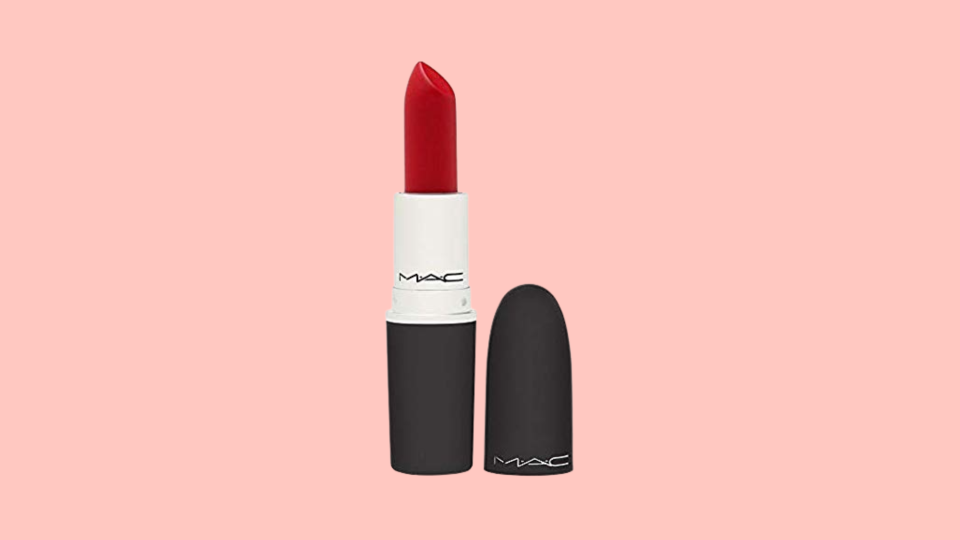 If you’re looking to channel that ‘50s, ‘60s glam look, try M.A.C.'s beloved Lipstick Matte in the shade "Ruby Woo."