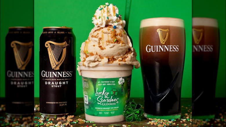 Guinness and ice cream pint