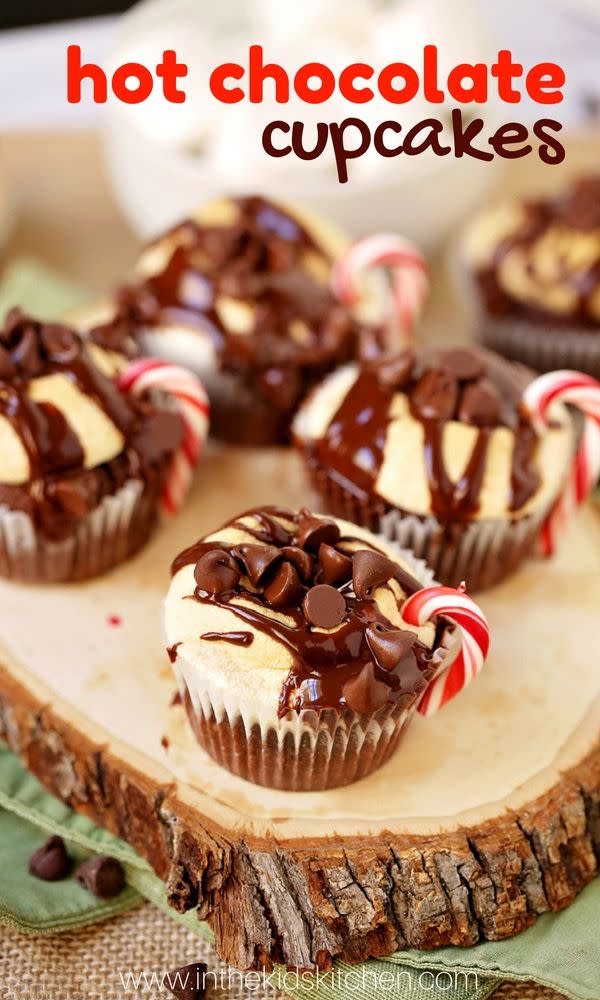 Hot Chocolate Cupcakes