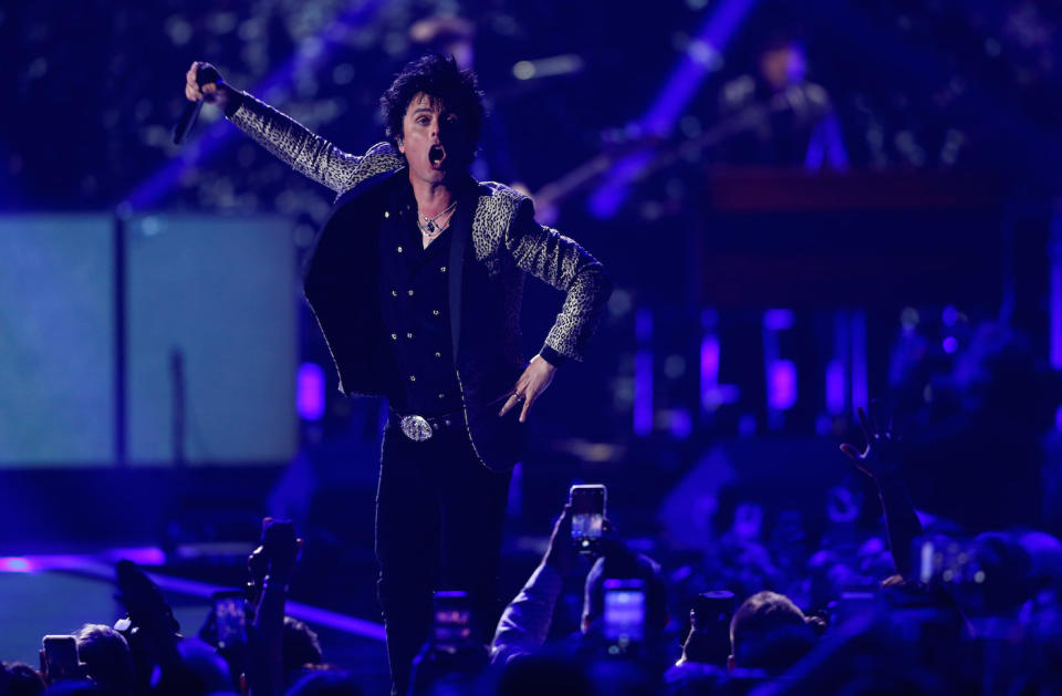 The NHL announced a two-year anthem partnership with punk rock band Green Day. (REUTERS/Steve Marcus)