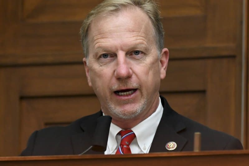 Rep. Kevin Hern, R-Okla., is one of the most ardent supporters of former President Donald Trump on Capitol Hill, furthering unfounded claims that the 2020 election was "stolen." File Photo by Erin Scott/UPI