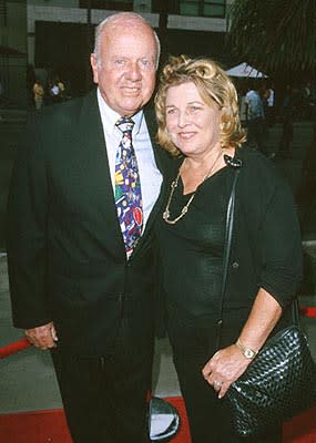 Dick Van Patten with his wife at the Santa Monica premiere of Artisan's My 5 Wives