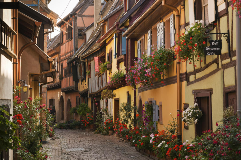 Le village d'Eguisheim, en Alsace.