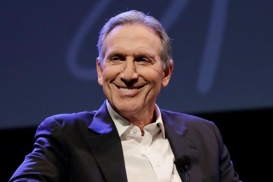 Howard Schultz returned for a third stint as CEO in April (AP)