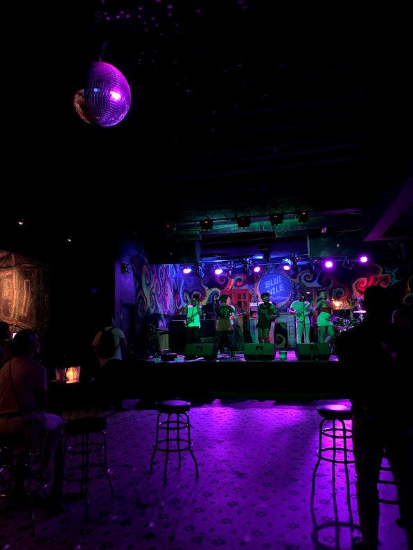 Enjoy all kinds of live music on Frenchmen Street. Find what music is right for you, but it's worth popping into the Blue Nile.