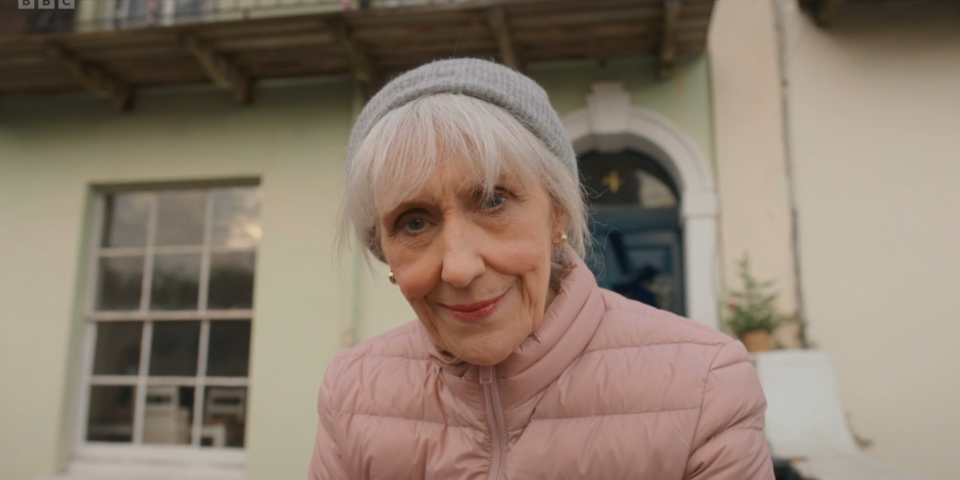 Anita Dobson as Mrs Flood in the Doctor Who Christmas special